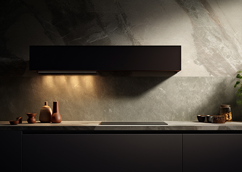 ビルトインレンジフード「hidden rangehood」