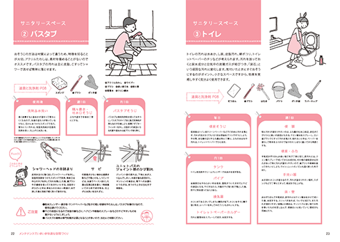 ノベルティでリピート率UP「住まいのお手入れ便利ガイド」