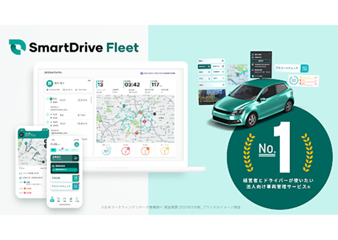 クラウド型車両管理システム「SmartDriveFleet」