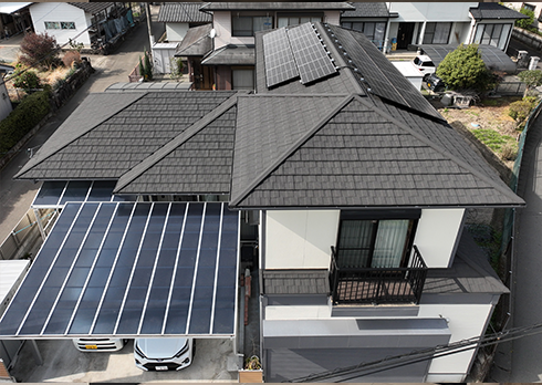 高品質なニュージーランド製石付板金屋根材「セネター」