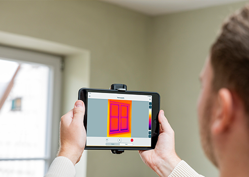 建物スピード検査スマホ用サーモグラフィ testo 860i