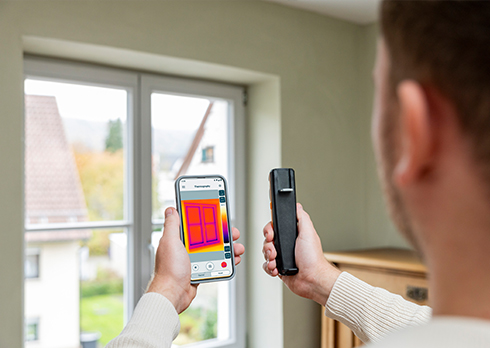建物スピード検査スマホ用サーモグラフィ testo 860i